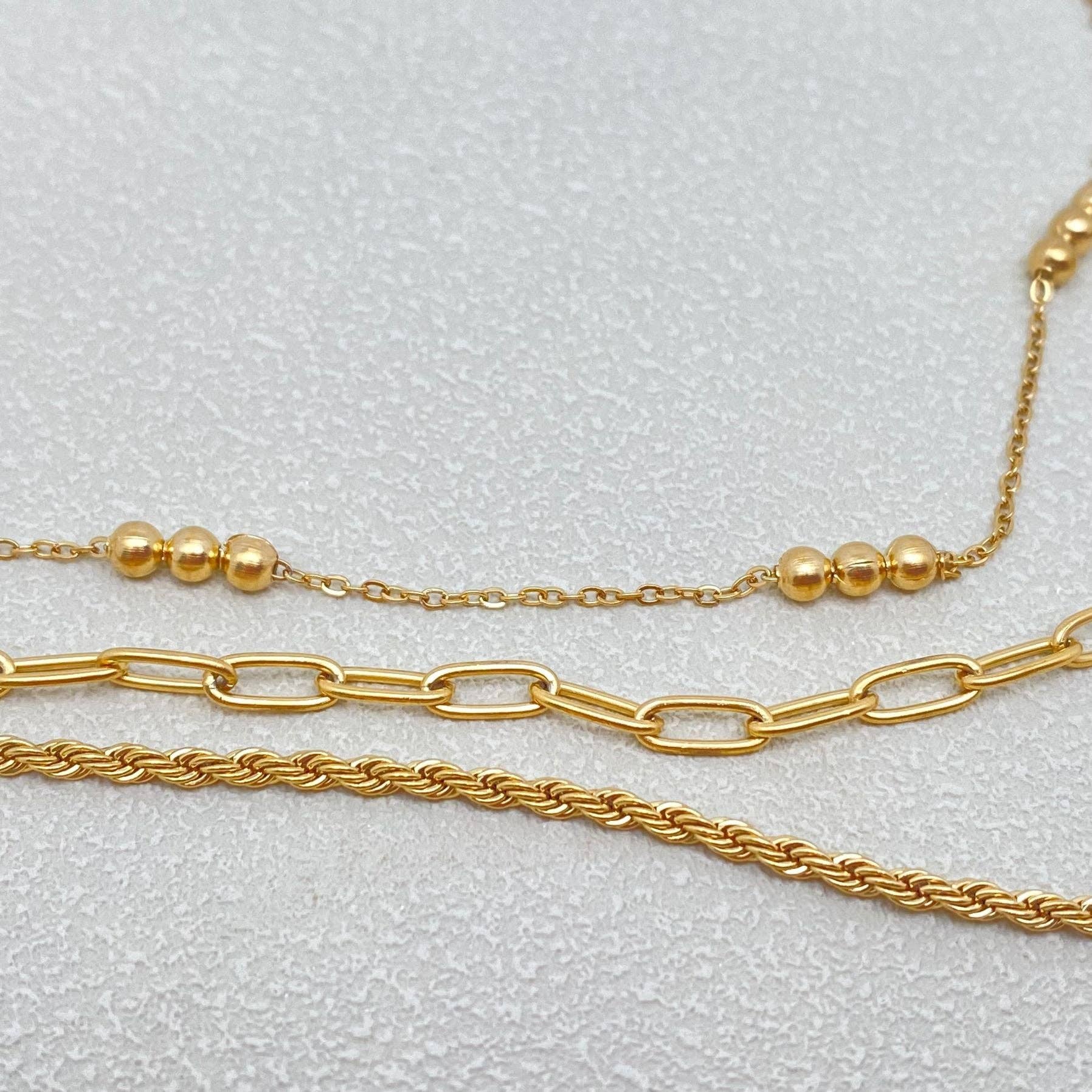 3-layer Chain Necklace