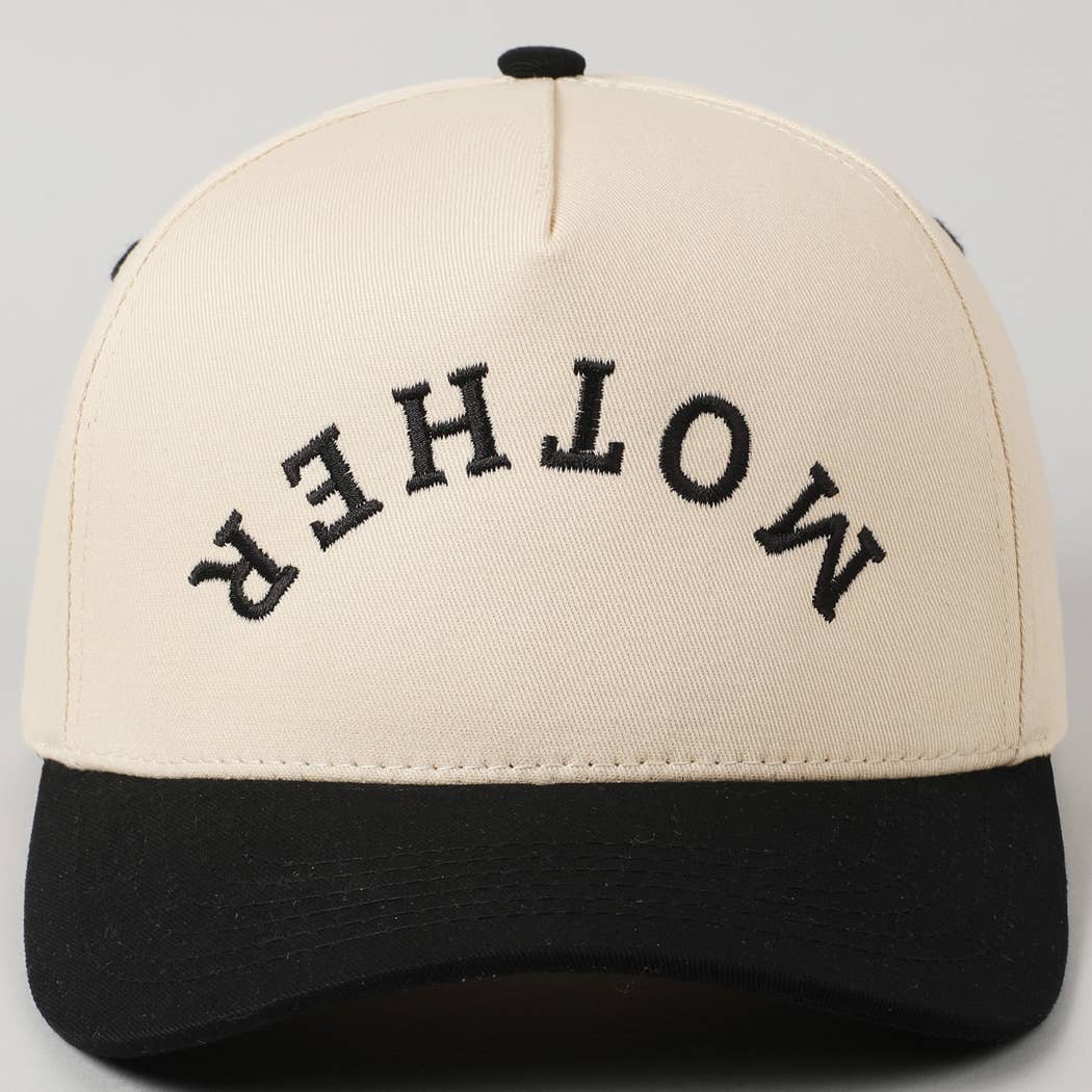 MOTHER Upside Down Lettering trucker hat