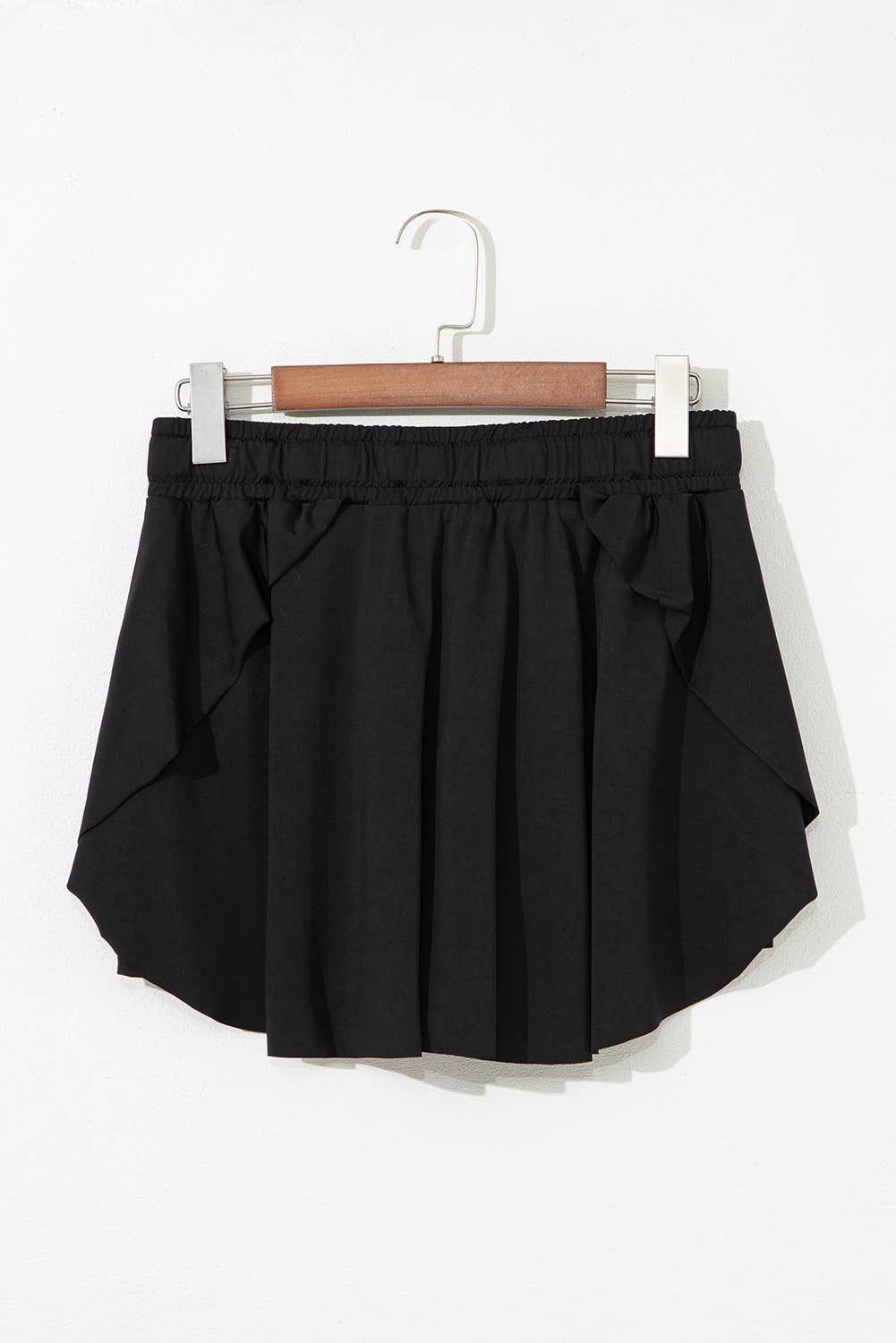 Drawstring High Waist Lined Tennis Skort