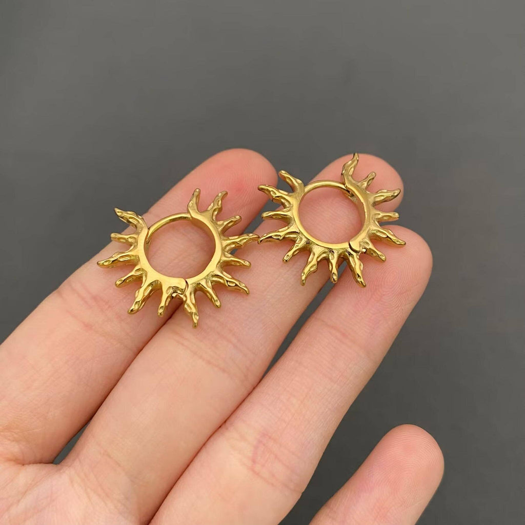 Sun Huggie Earrings