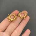 Sun Huggie Earrings