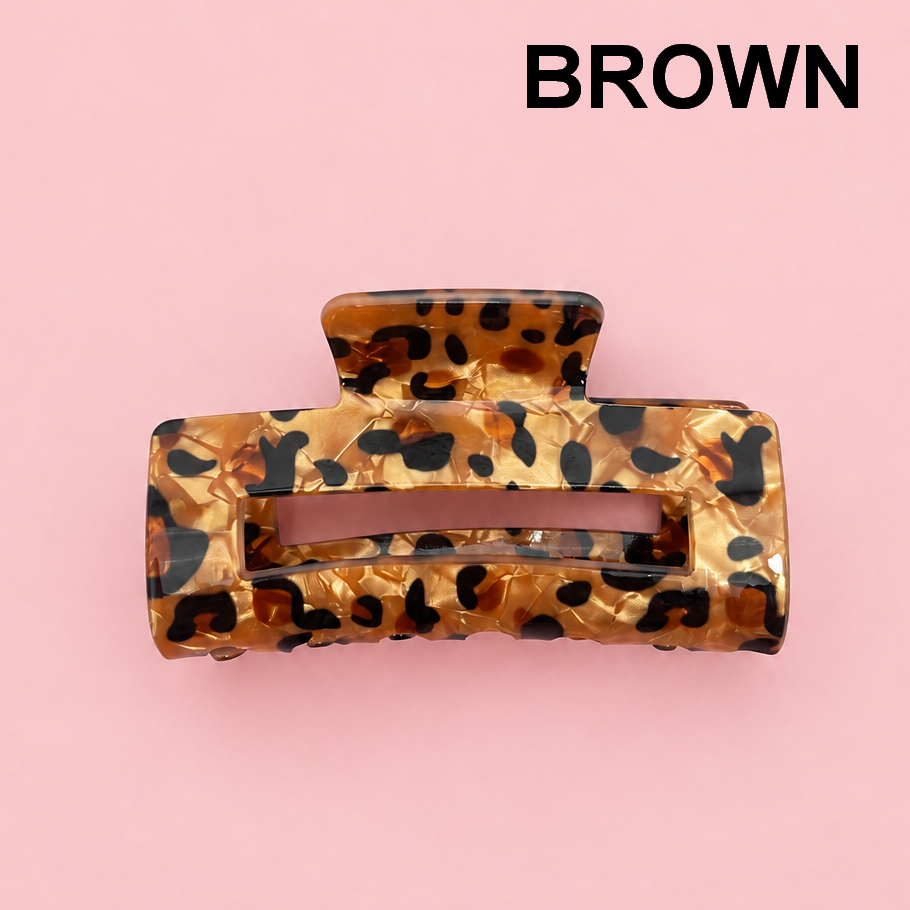 Leopard Print Claw clip