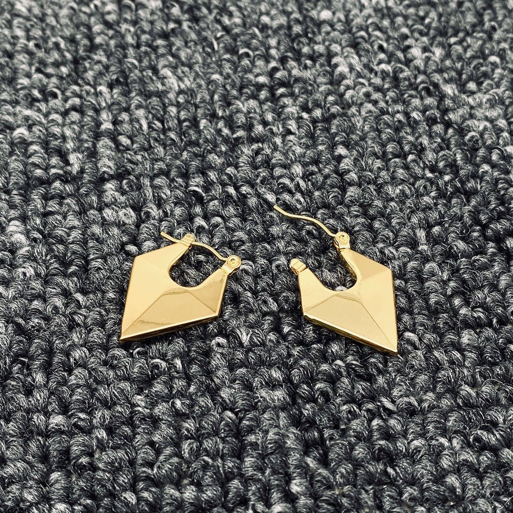 Triangle Hoop Earrings