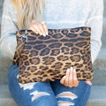 Over-sized Clutch | Leopard