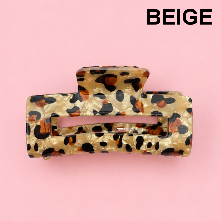Leopard Print Claw clip