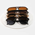 Double Bridge Aviator Sunglasses
