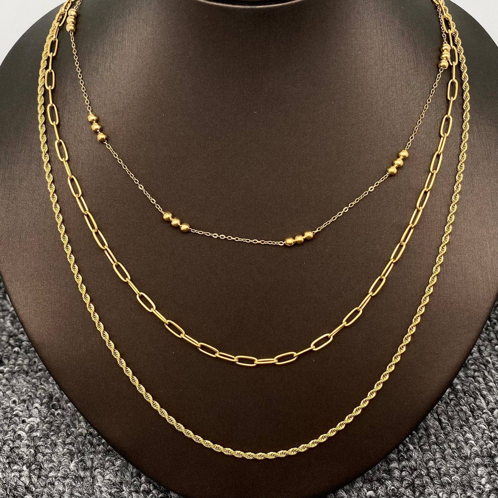 3-layer Chain Necklace