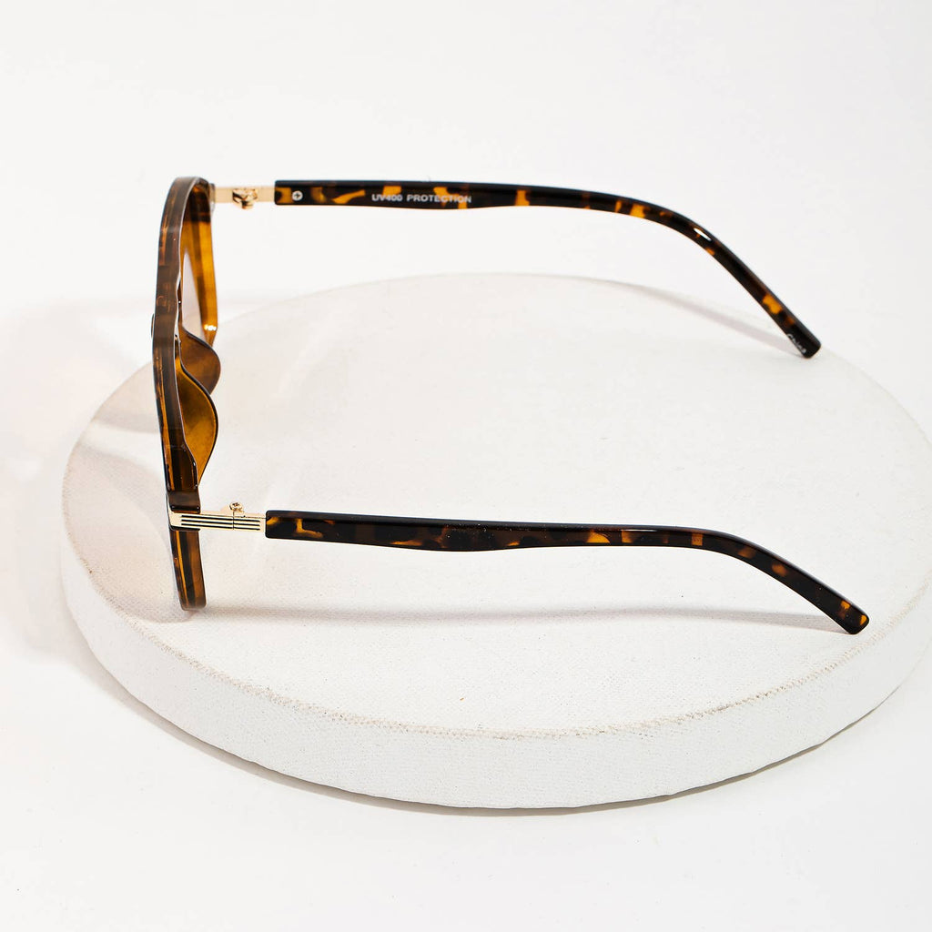 Double Bridge Aviator Sunglasses