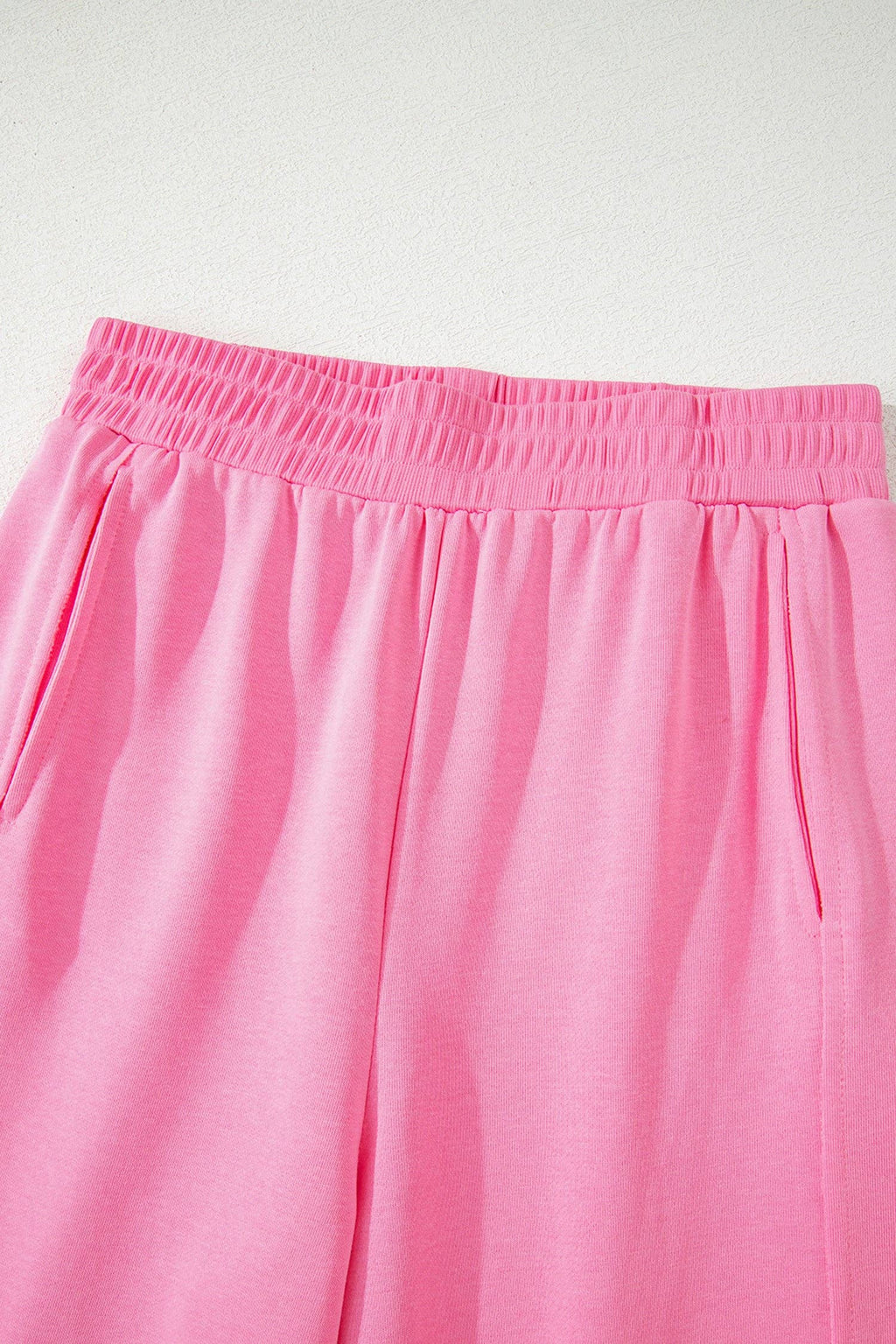 Ribbed Tank and Wide Leg Pants Lounge Set