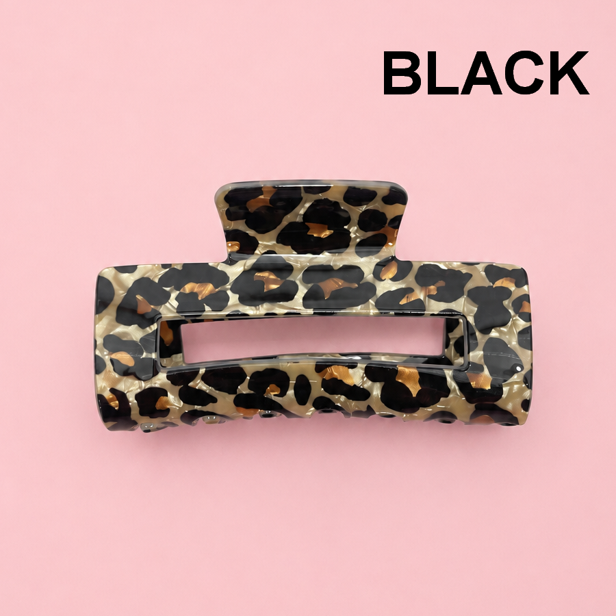 Leopard Print Claw clip