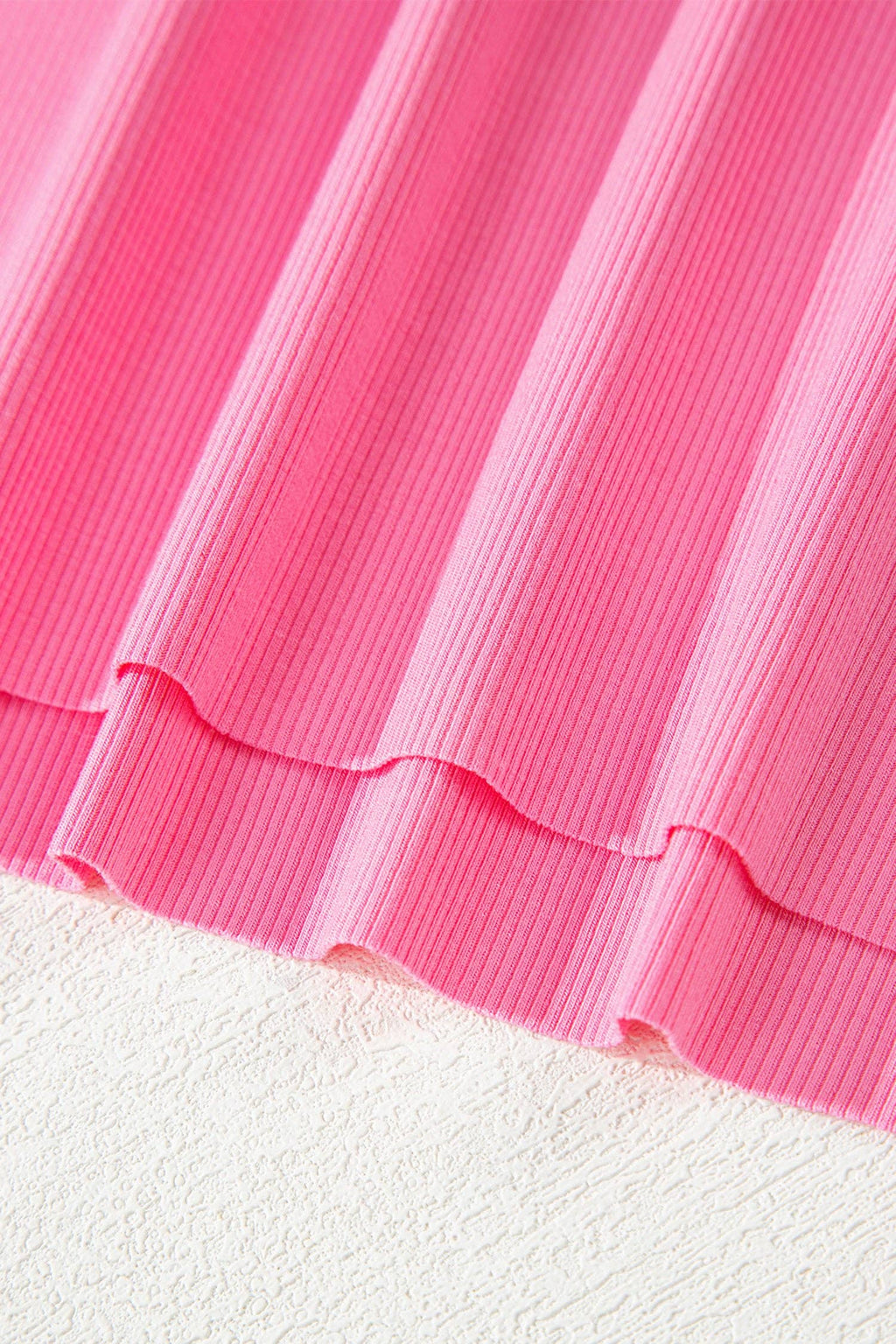 Ribbed Tank and Wide Leg Pants Lounge Set